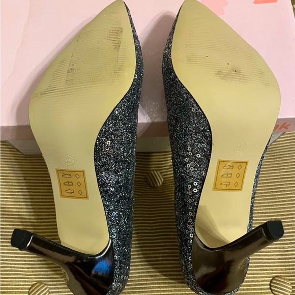 🔥NWT - Pink Paradox London “Alexis” Pewter/Embellished Pumps - Size 8.5 - Picture 7 of 13